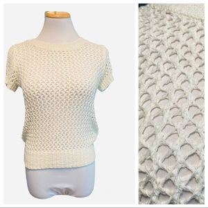 Divided by H&M Open Knit Crochet sweater